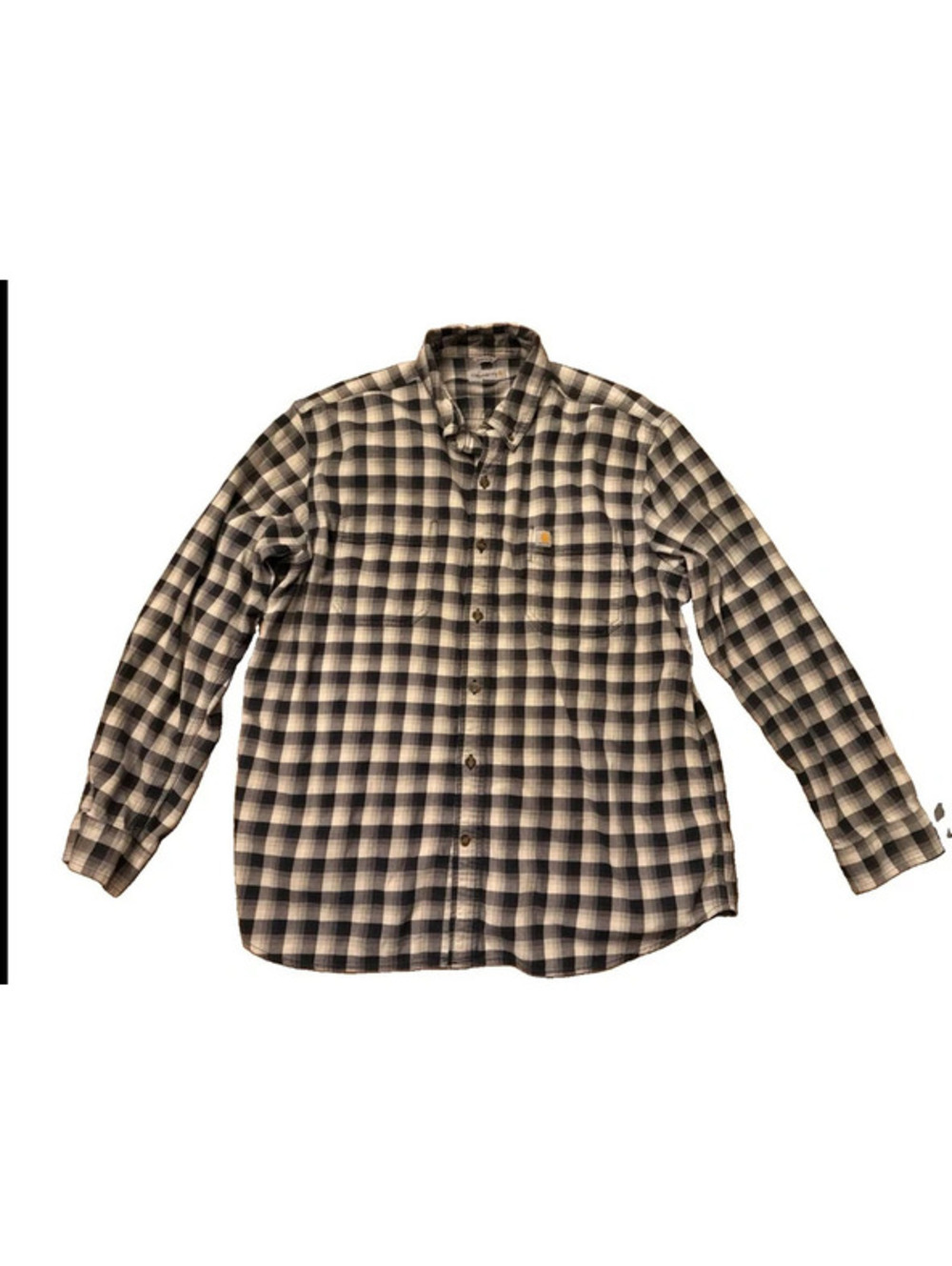 Carhartt Flannel men’s sz XL button up plaid relaxed fit